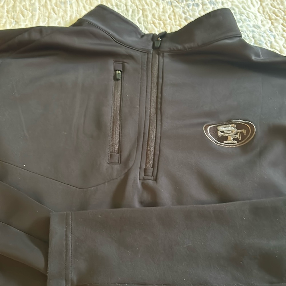 Men’s 3XLT 1/4 SF 49ers pullover